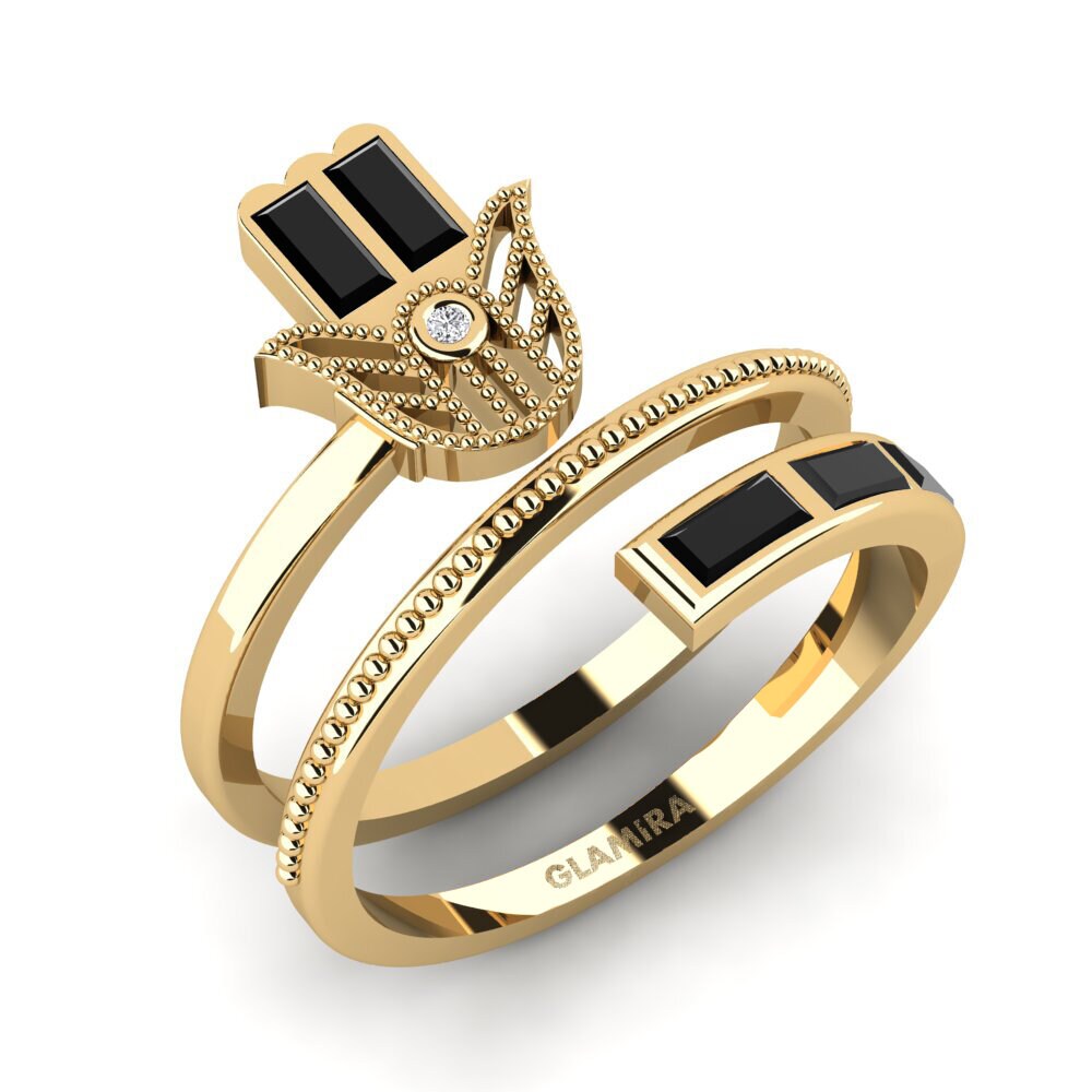 Black Onyx Ring Estrange