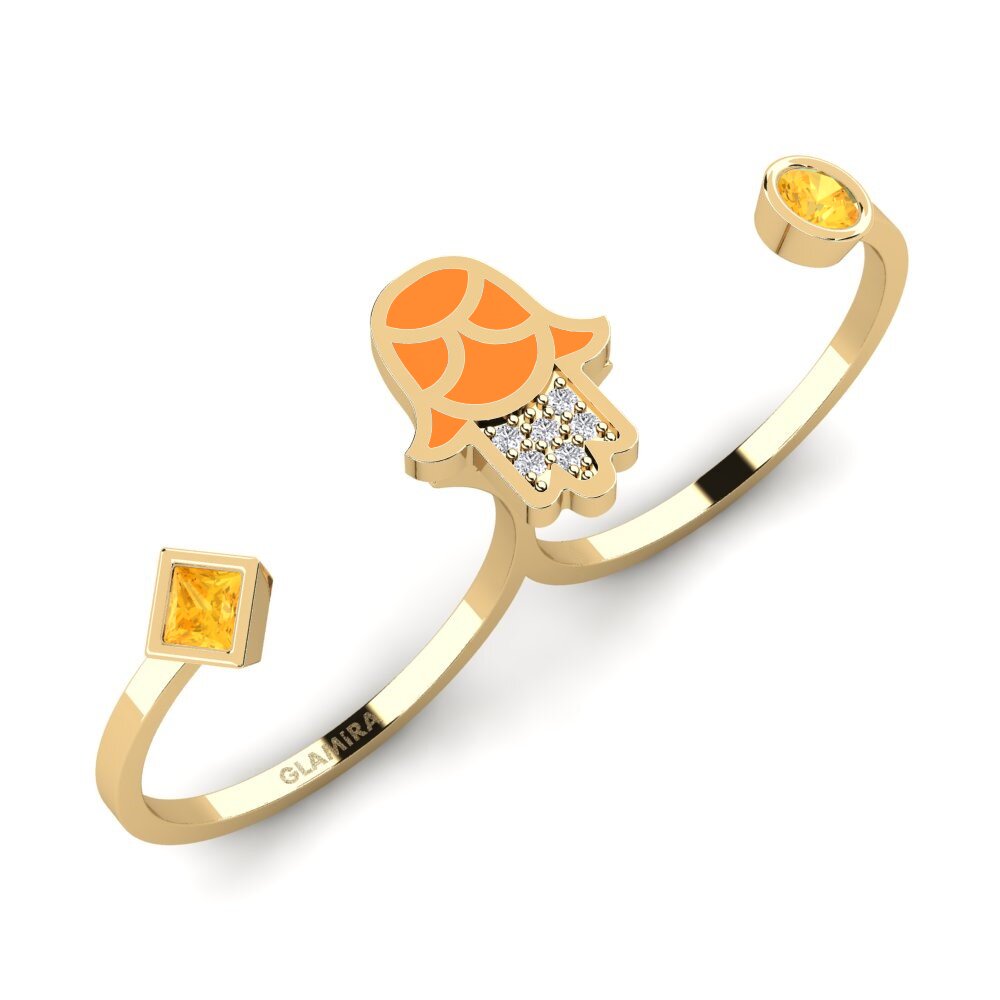 Citrine Bague Kaitiaki