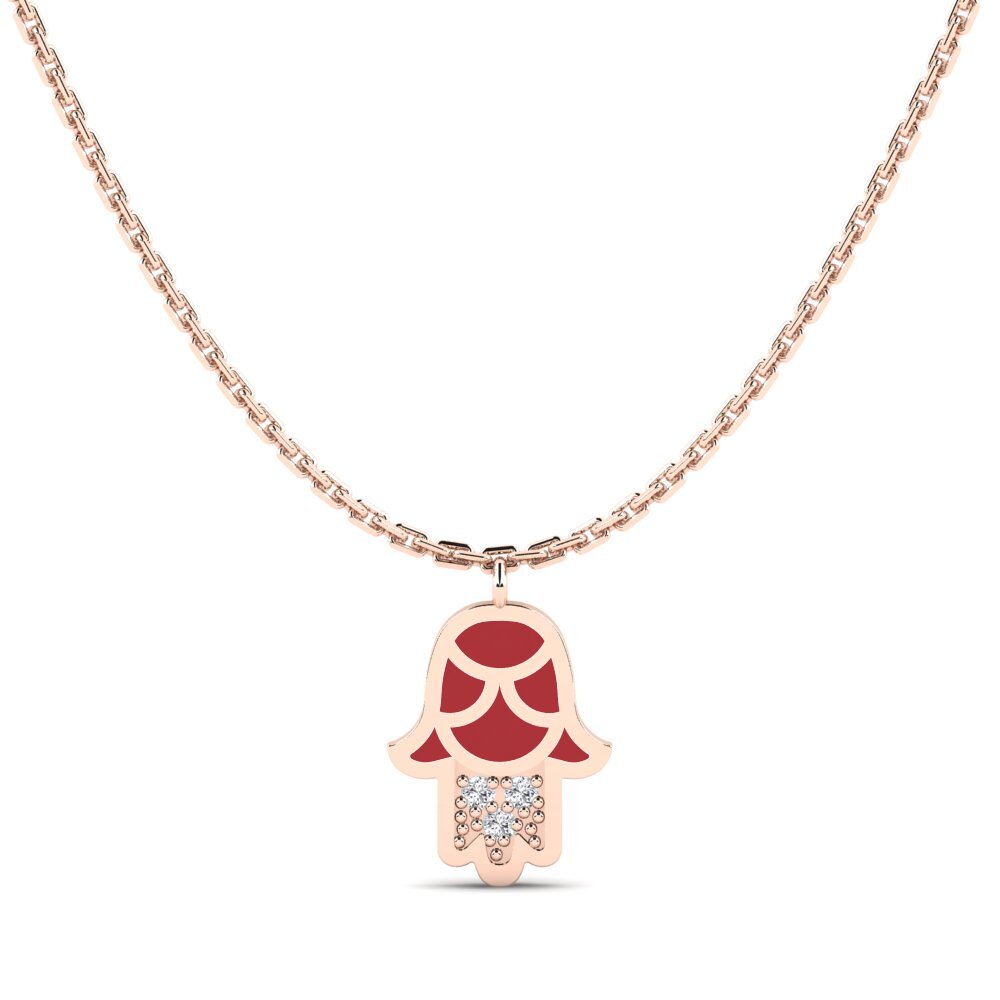 14ct Rose Gold Women's Necklace Konfiantza