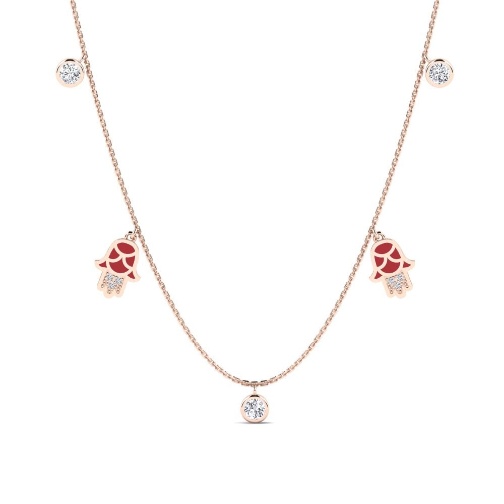 14ct Rose Gold Women's Necklace Konfidi