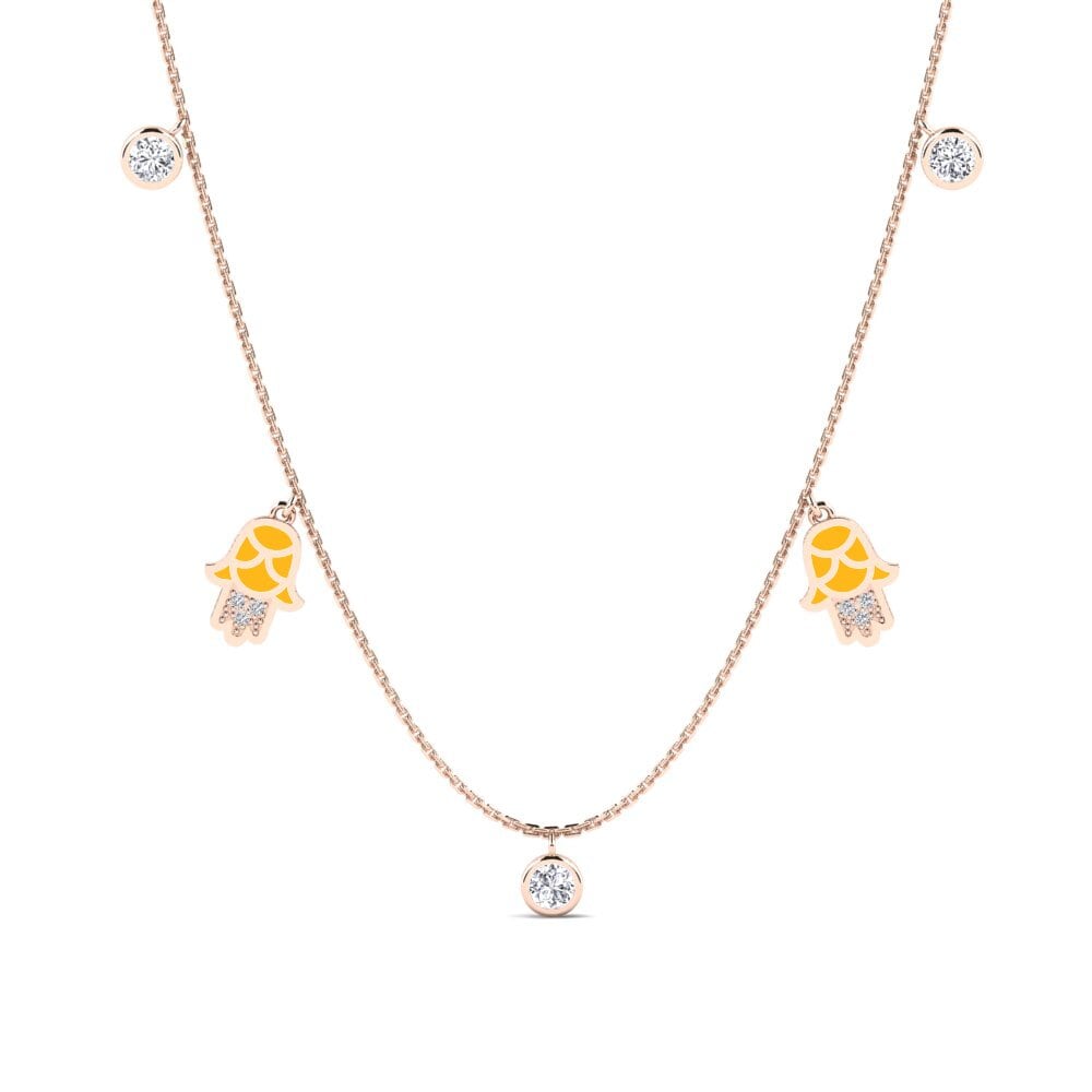 9ct Rose Gold Women's Necklace Konfidi