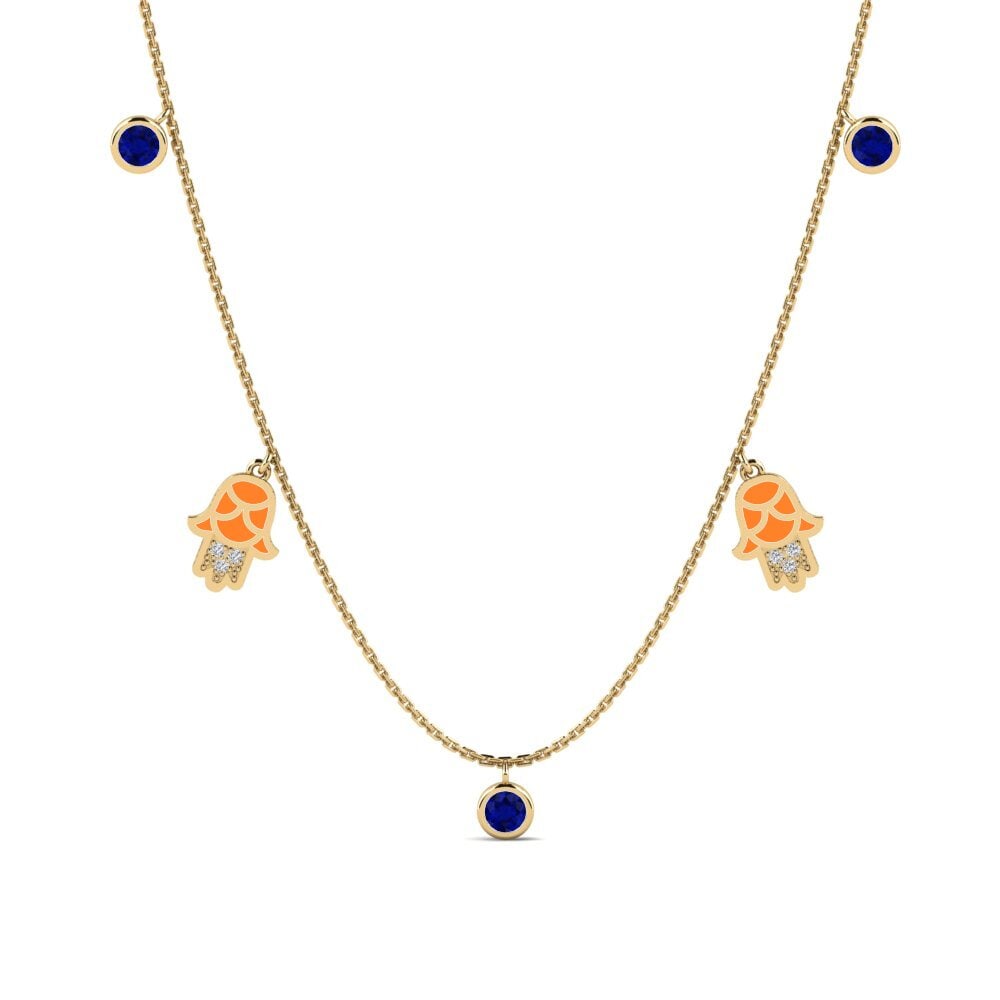 Zafiro Collar de Mujer Konfidi