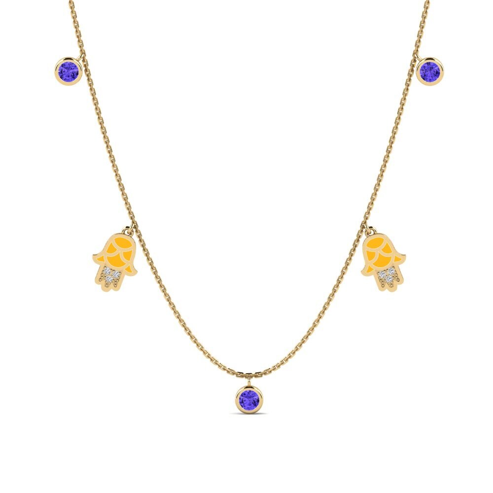 Tanzanite Women's Necklace Konfidi