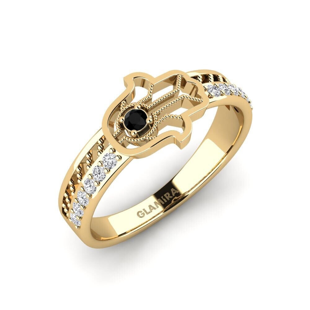 Black Onyx Ring Lingua