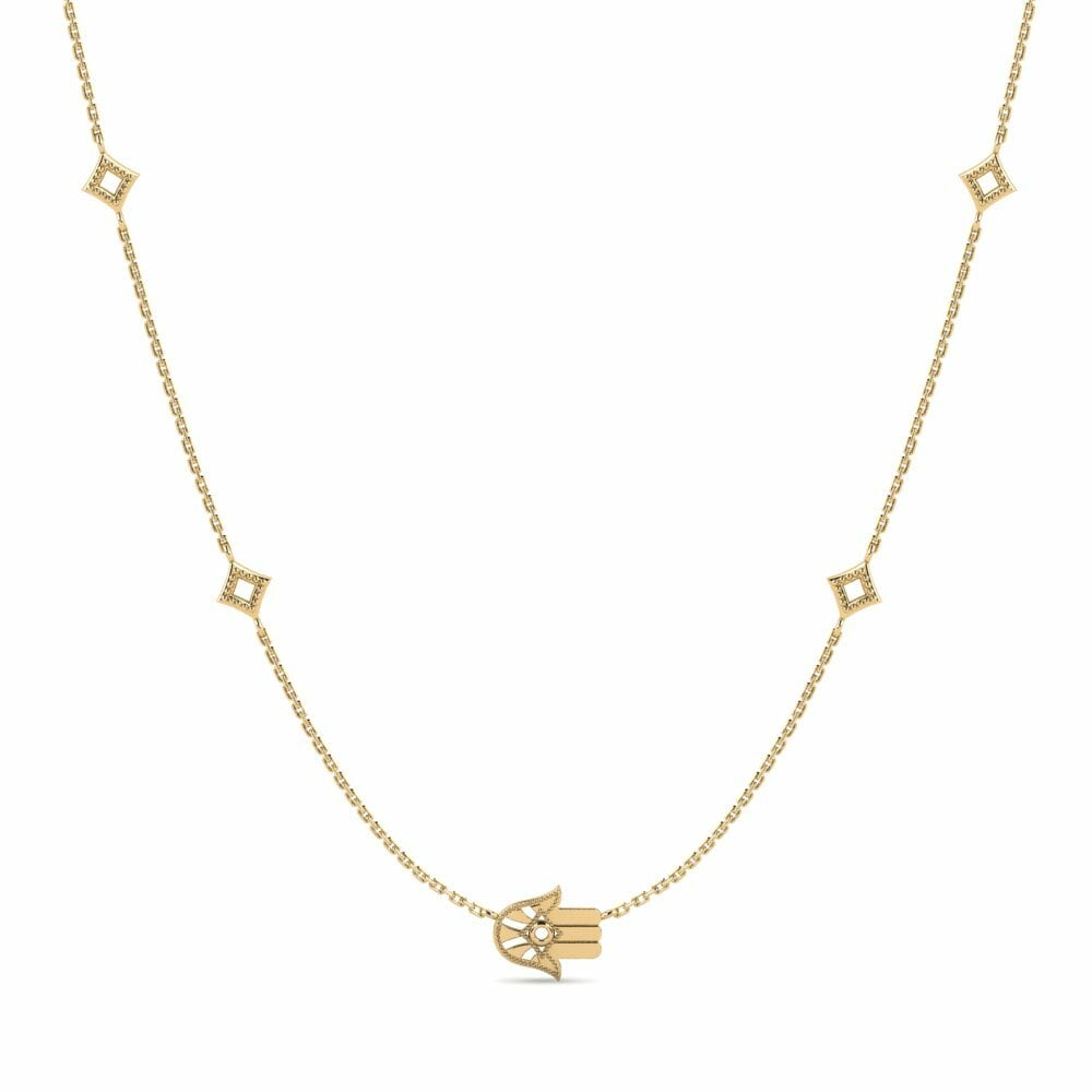 14k Yellow Gold Necklace Lovelyn