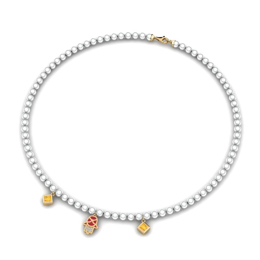 Citrine Women's Necklace Milinzi