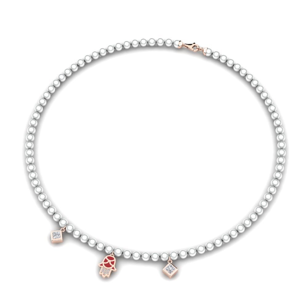 14ct Rose Gold Women's Necklace Milinzi