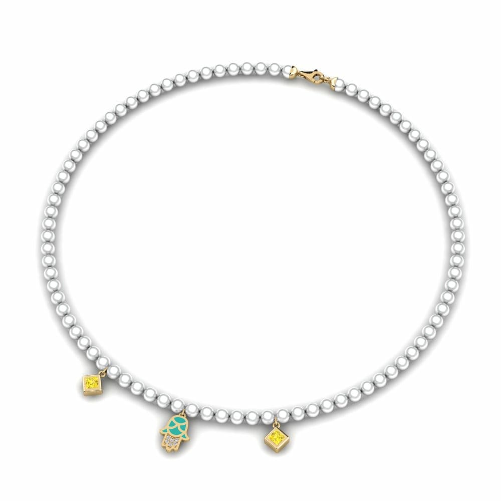 Yellow Sapphire Necklace Milinzi
