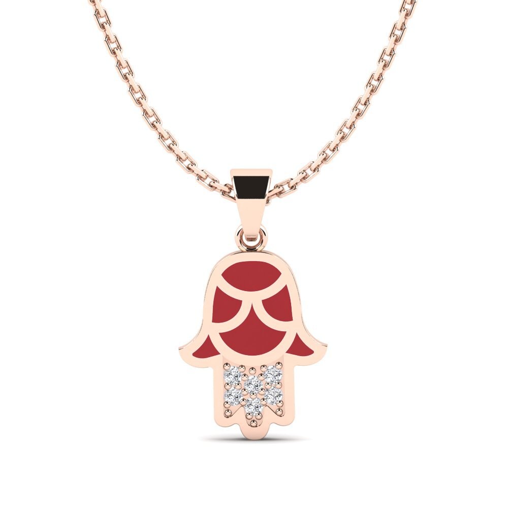 14ct Rose Gold Women's Pendant Mphamvu