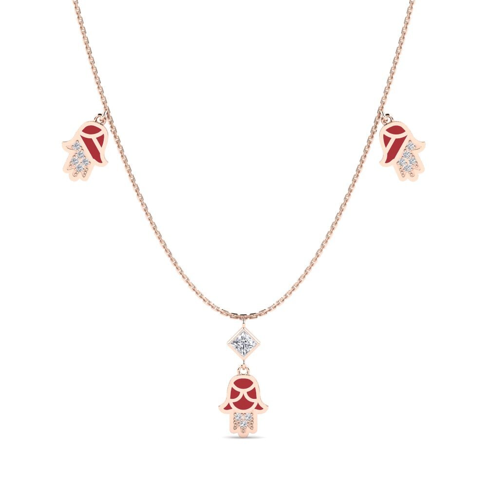 14ct Rose Gold Women's Necklace Ndoba