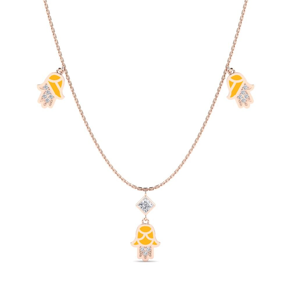 9ct Rose Gold Women's Necklace Ndoba