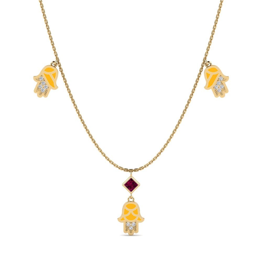 Rhodolite Garnet Women's Necklace Ndoba