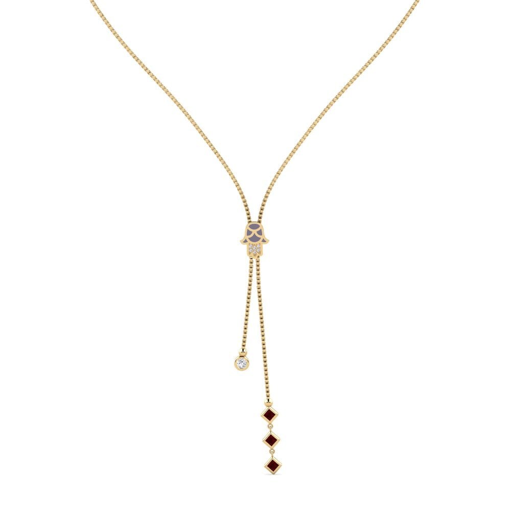 Garnet Women's Necklace Protettur