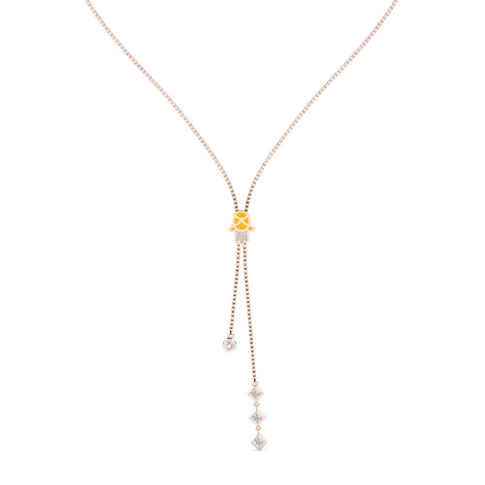 9ct Rose Gold Women's Necklace Protettur