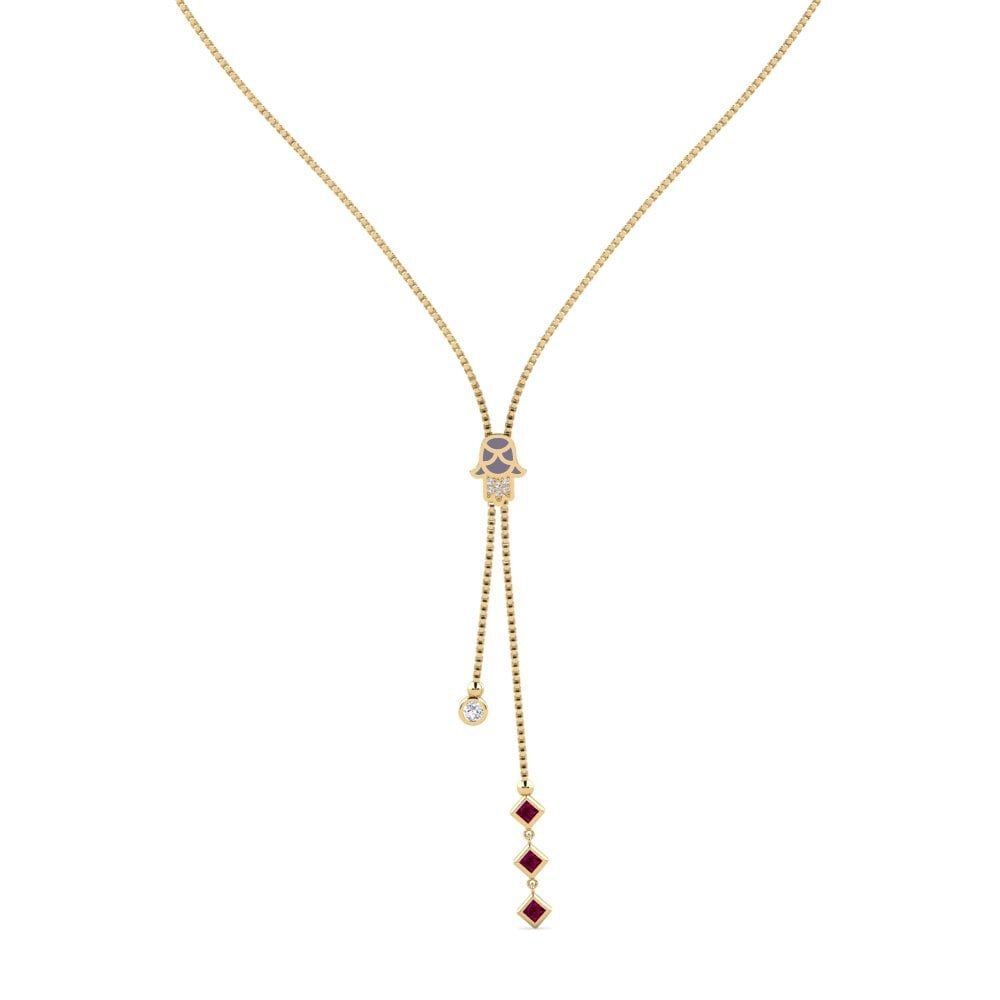 Rhodolite Garnet Women's Necklace Protettur