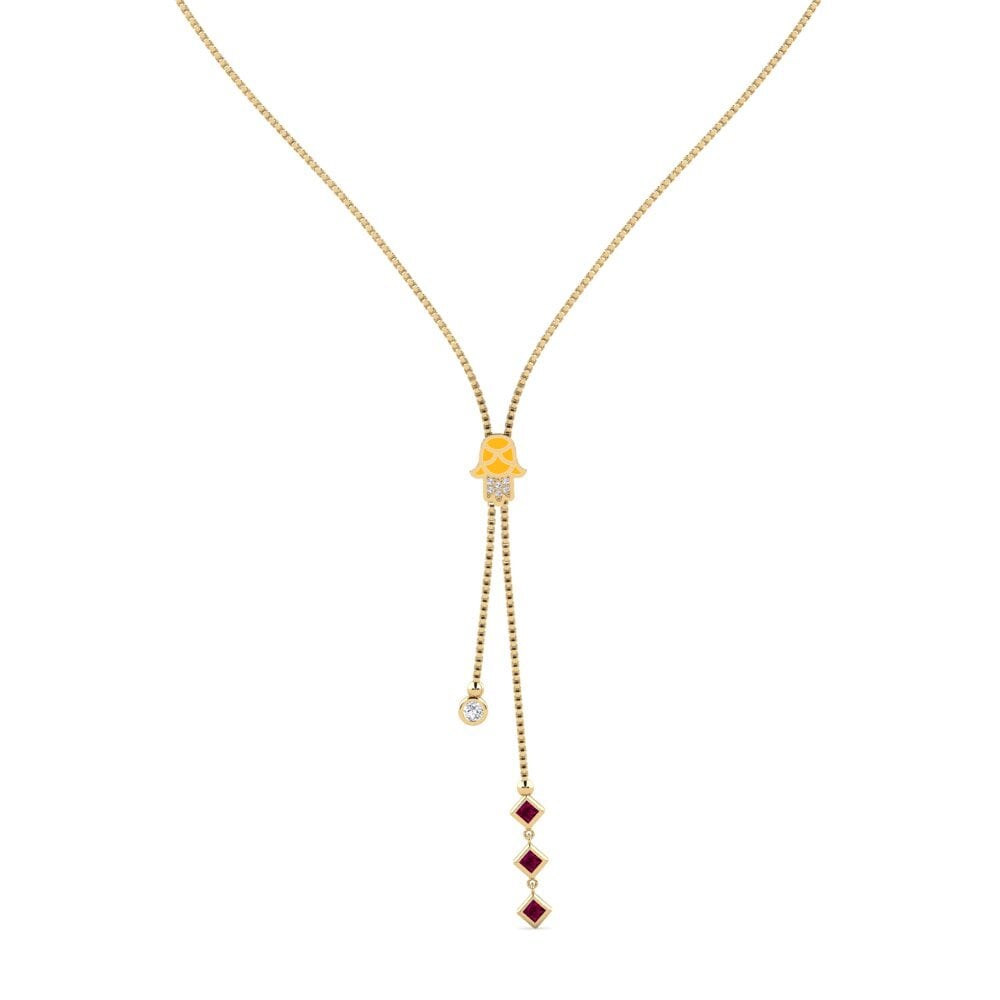 Rhodolite Garnet Women's Necklace Protettur