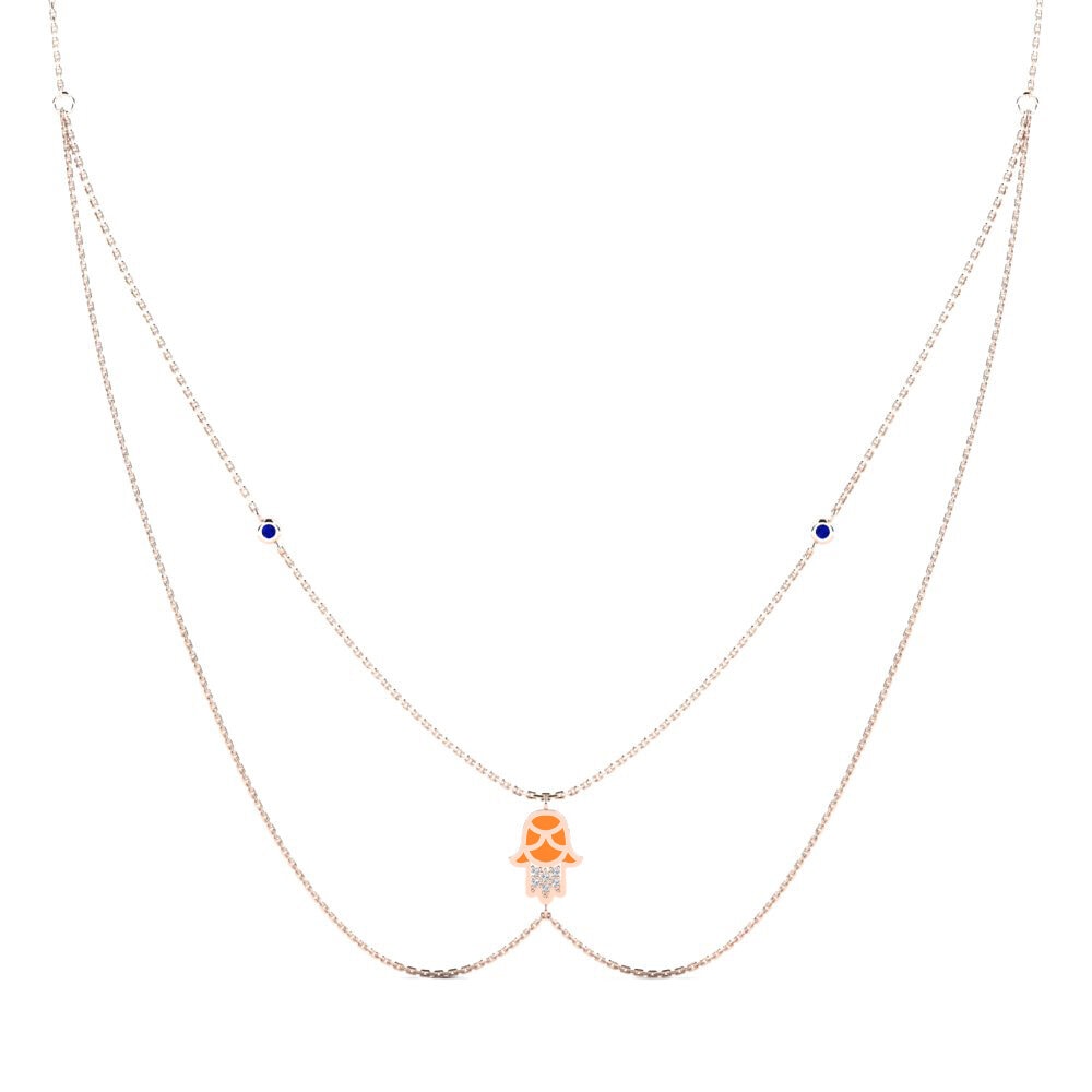 Zafiro Collar de Mujer Pwoteksyon