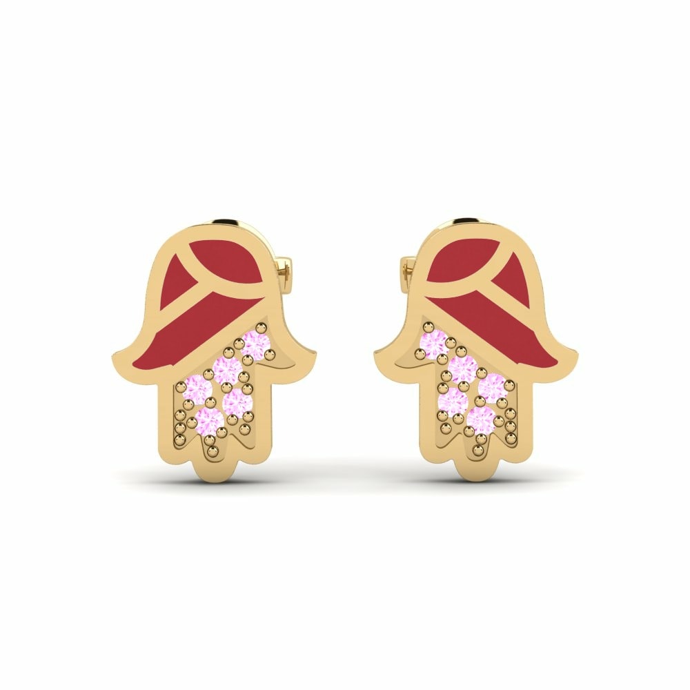 Pink Sapphire Earring Tehoa