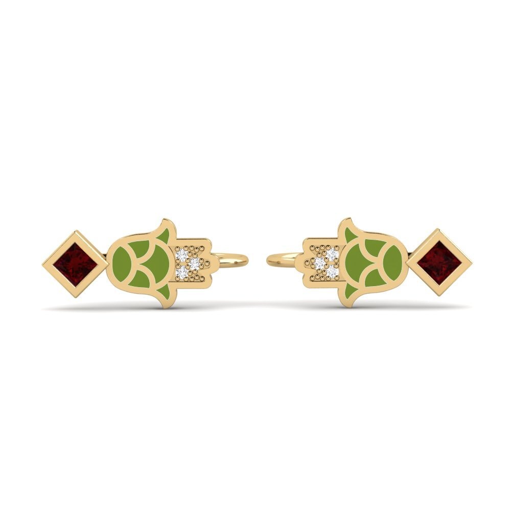 Orecchini Granato Ear climber