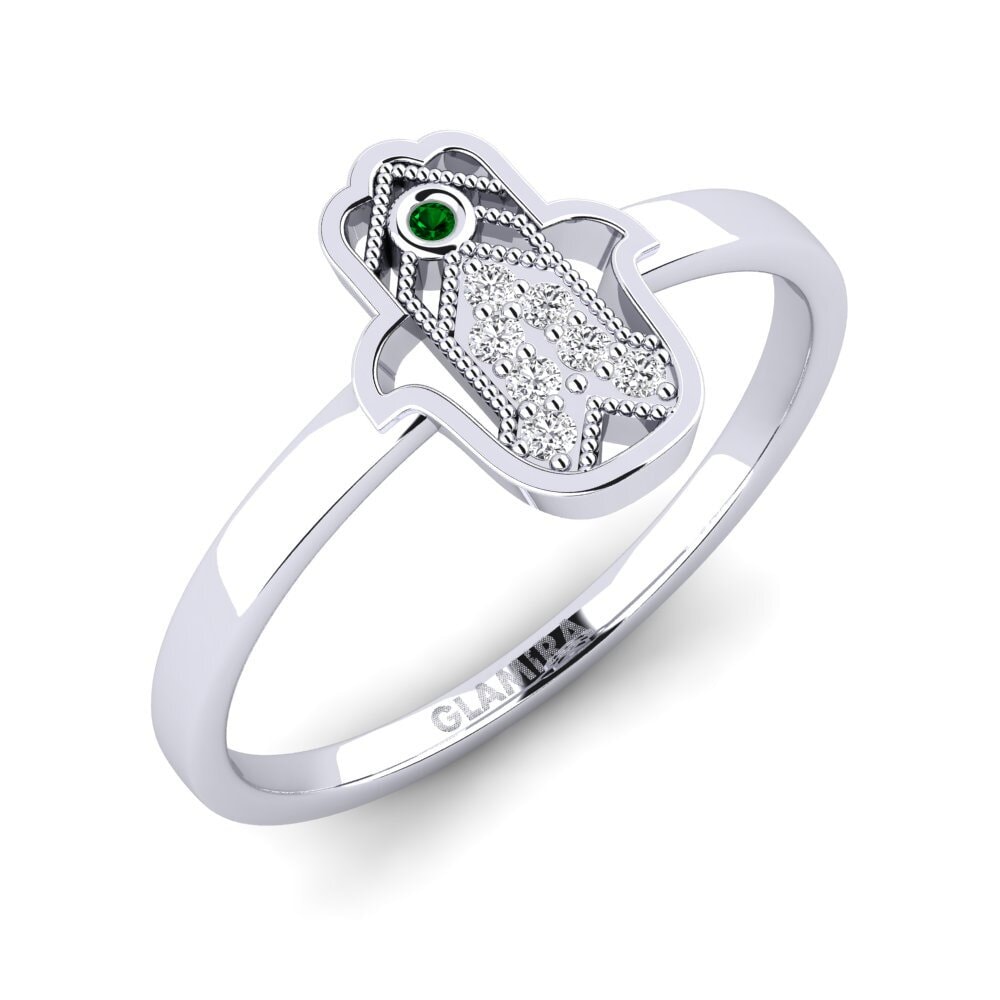 Green Zirconia Ring Yibariki