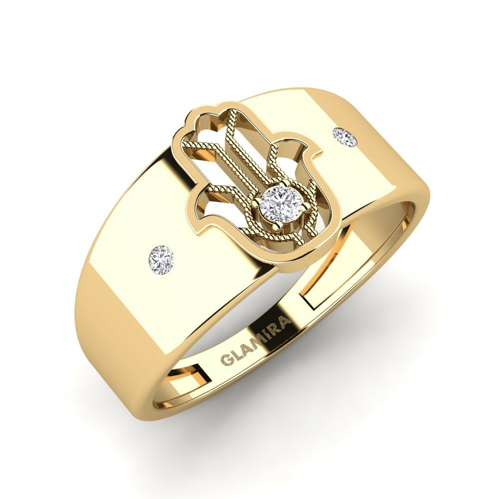 14k Yellow Gold Ring Zegenen