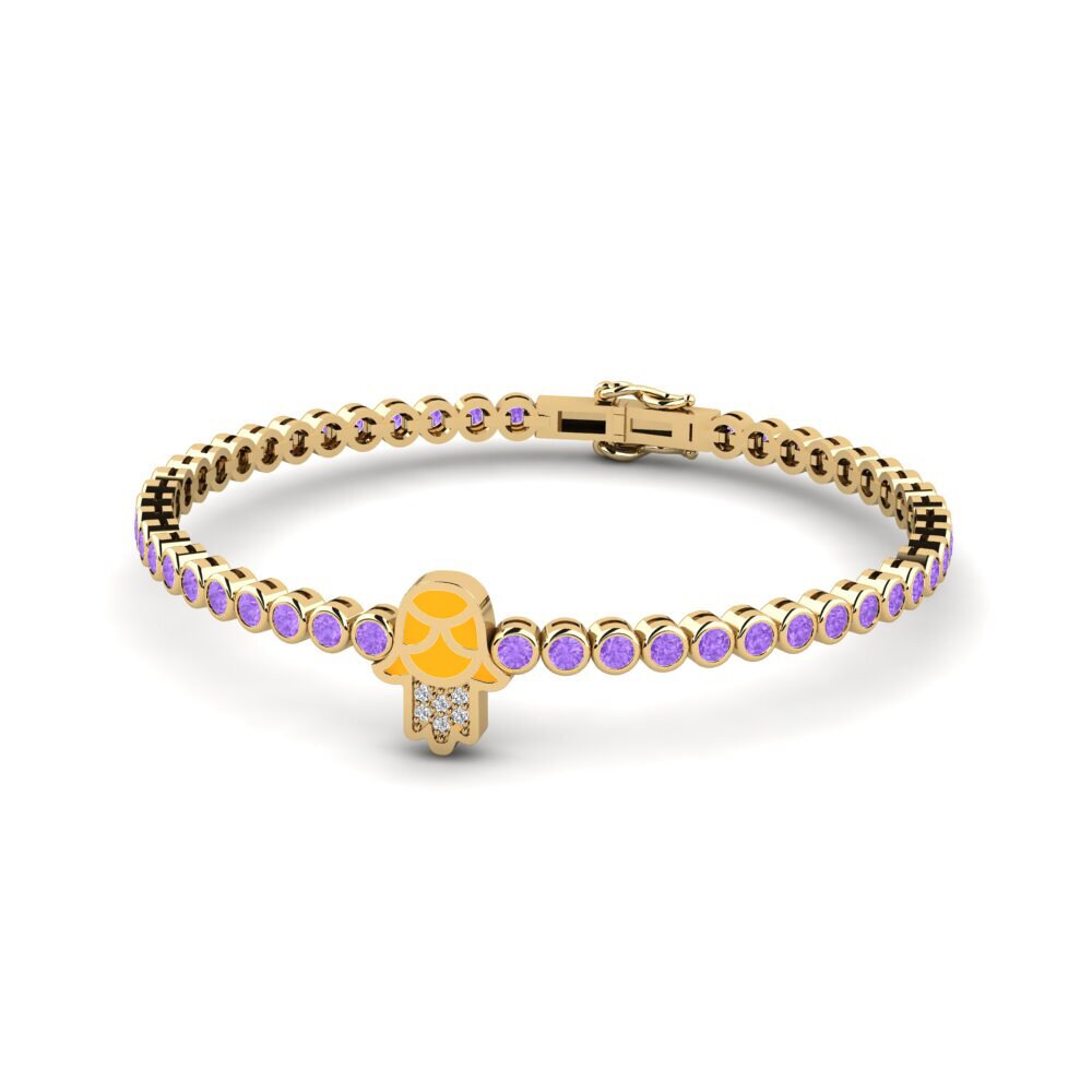 Améthyste Bracelet pour femme Bizalom