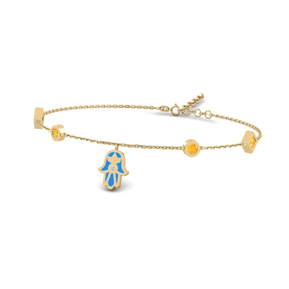 Citrine Women's Bracelet Blessi