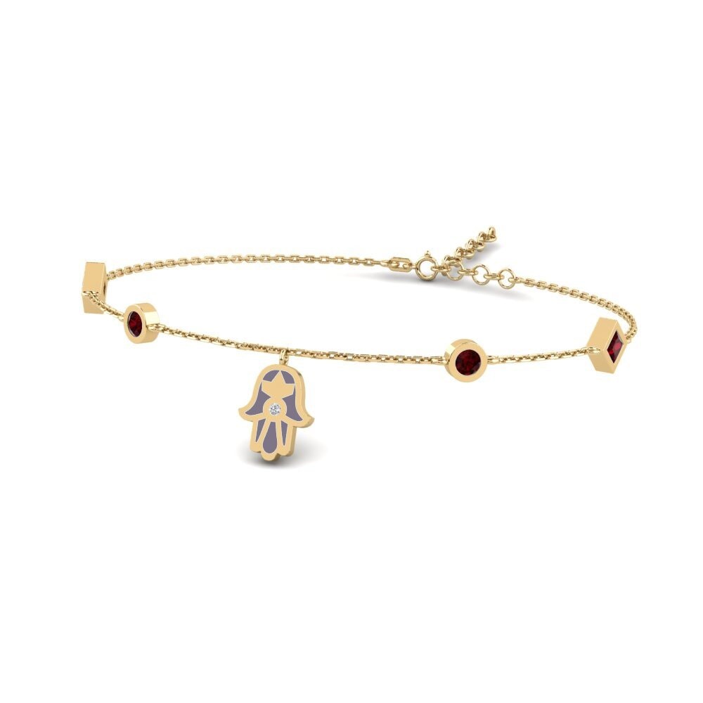 Garnet Women's Bracelet Blessi