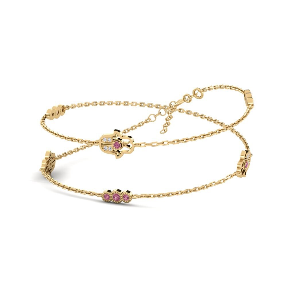 Rhodolite Garnet Women's Necklace Cerasum