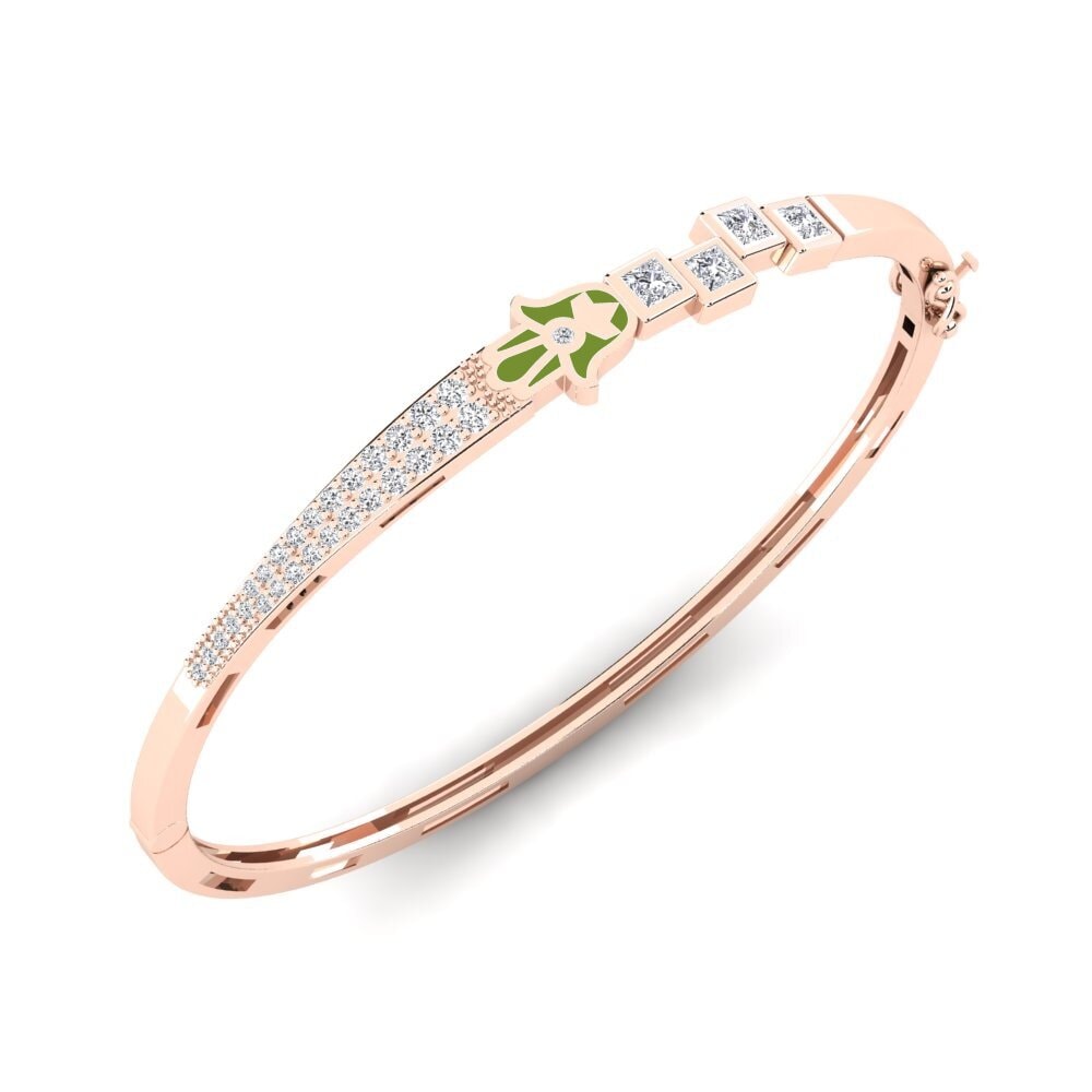 9k Oro Rosa Brazalete de mujer Confido