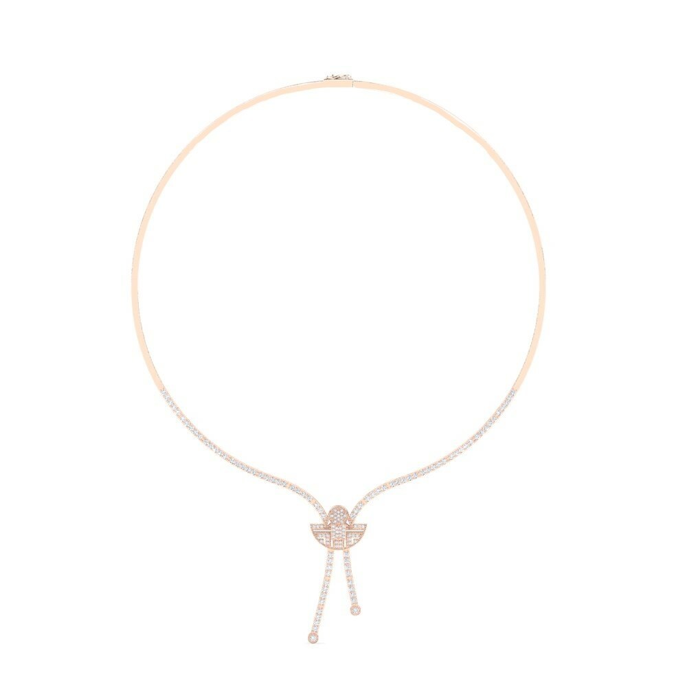 14k Rose Gold Collier Dikost