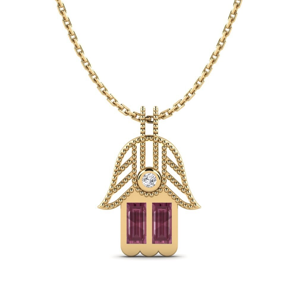 Rhodolite Garnet Women's Pendant Faelynn