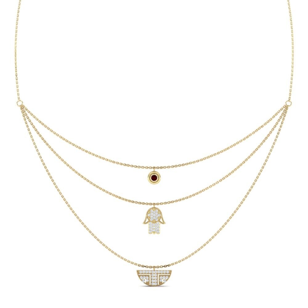 Garnet Women's Necklace Jaromir