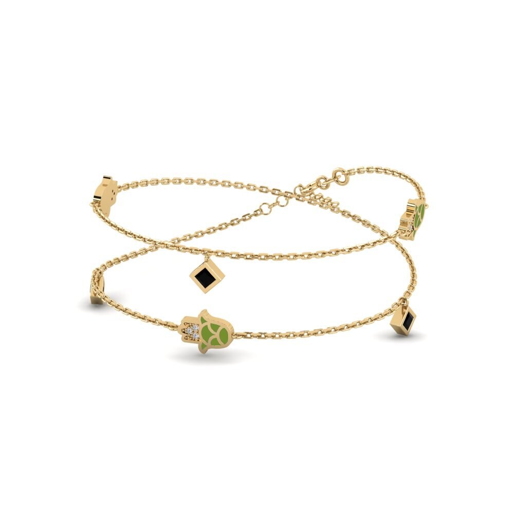 Black Onyx Women's Necklace Kaitsta