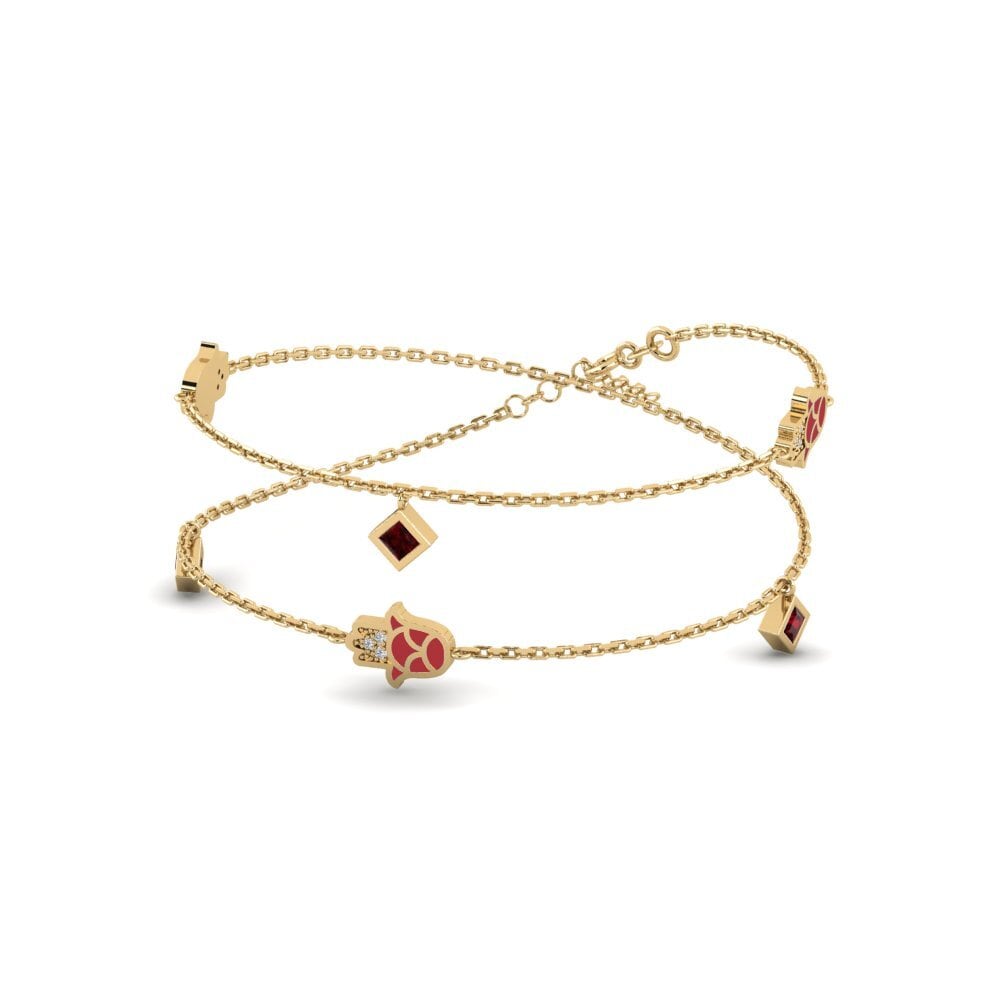 Garnet Women's Necklace Kaitsta