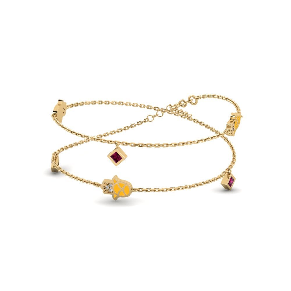 Rhodolite Garnet Women's Necklace Kaitsta