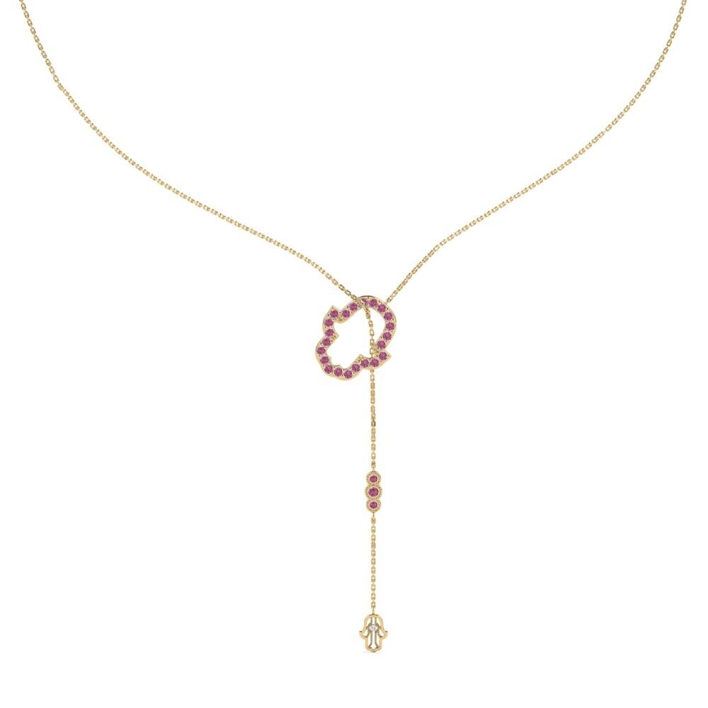 Rhodolite Garnet Women's Necklace Kuporesa