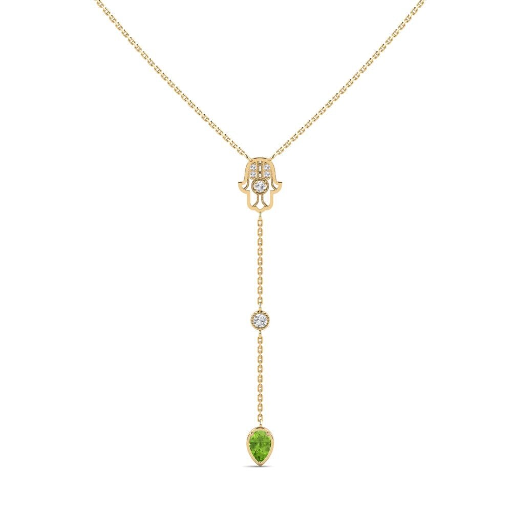 Peridot Women's Necklace Labestiba