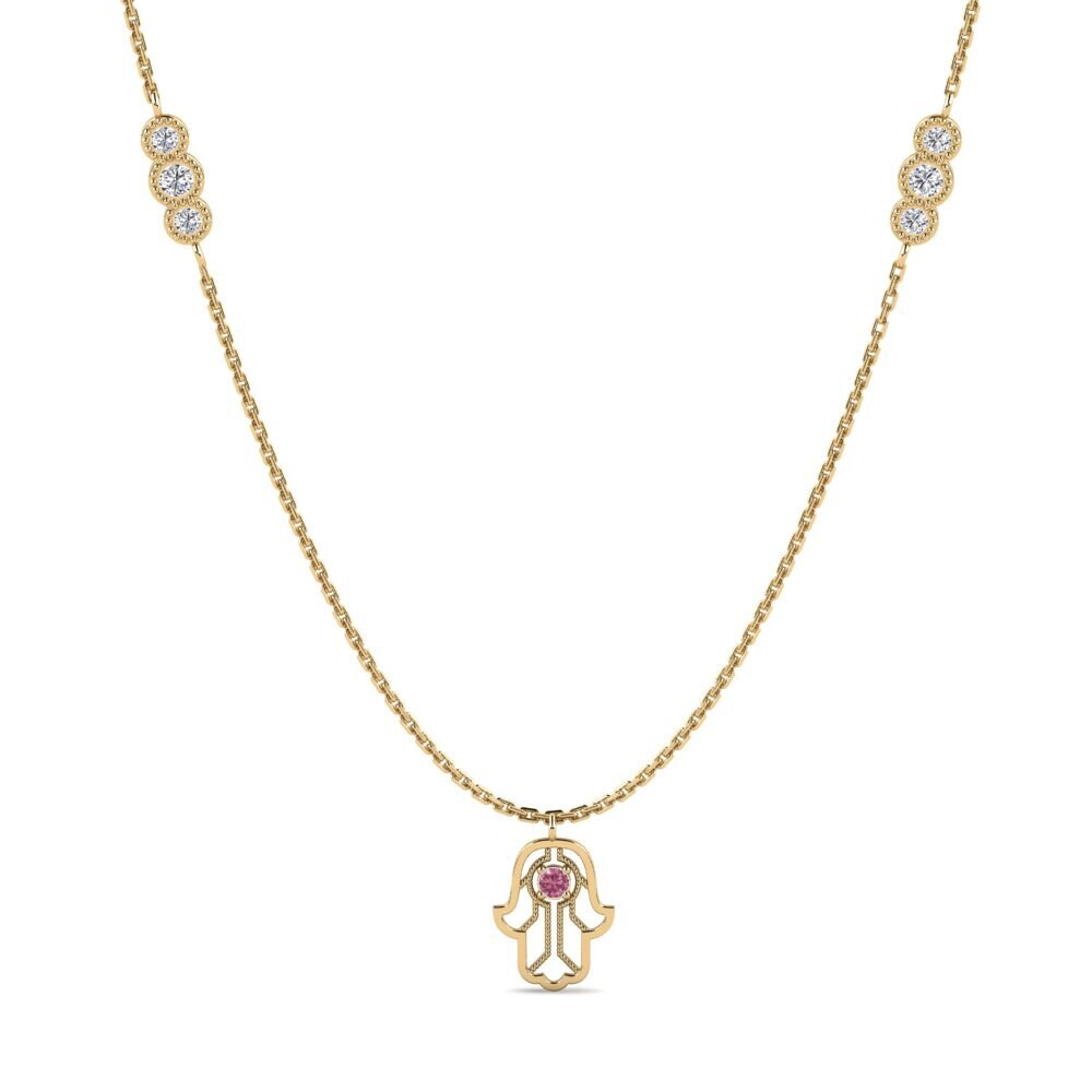 Rhodolite Garnet Women's Necklace Laime