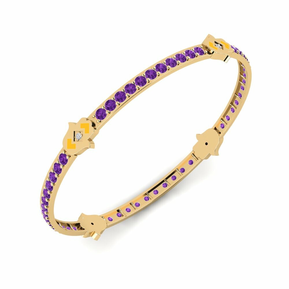 Améthyste Bracelet jonc femme Maar