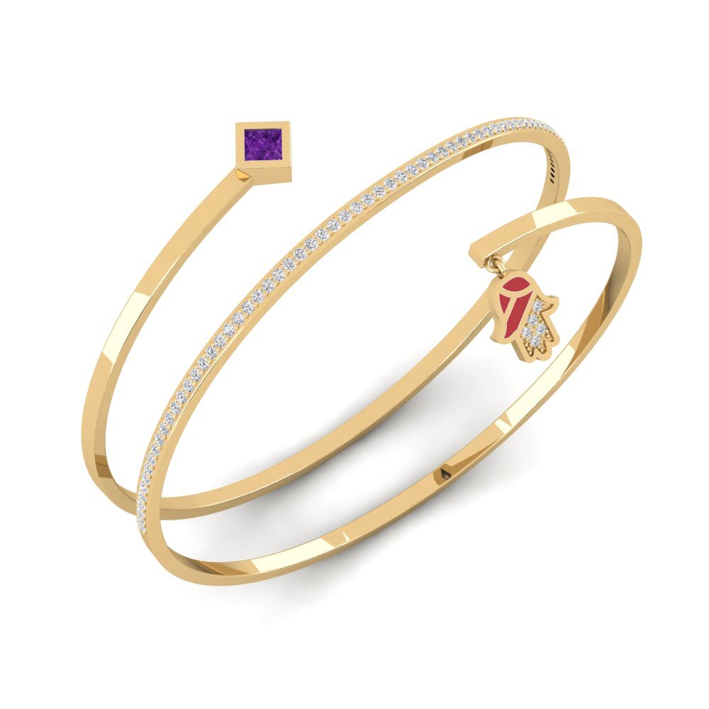 Amethyst Women's Bracelet Melindungi
