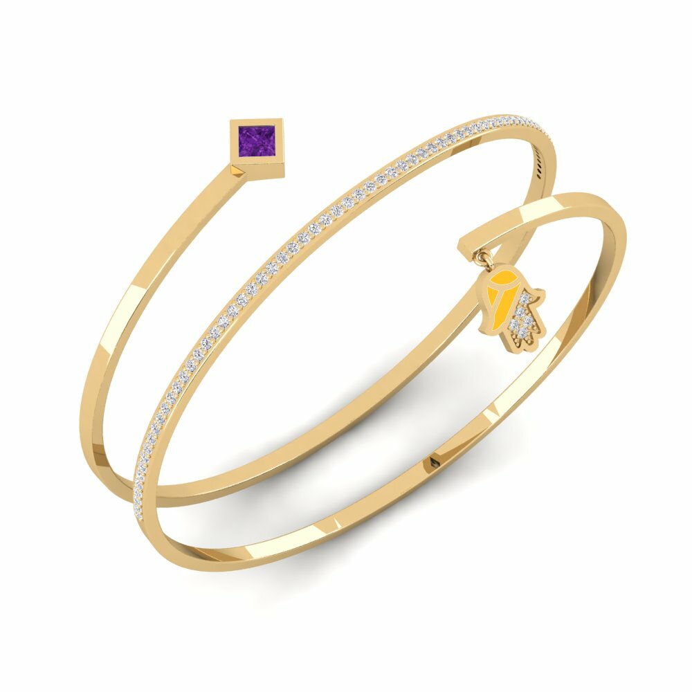 Améthyste Bracelet pour femme Melindungi