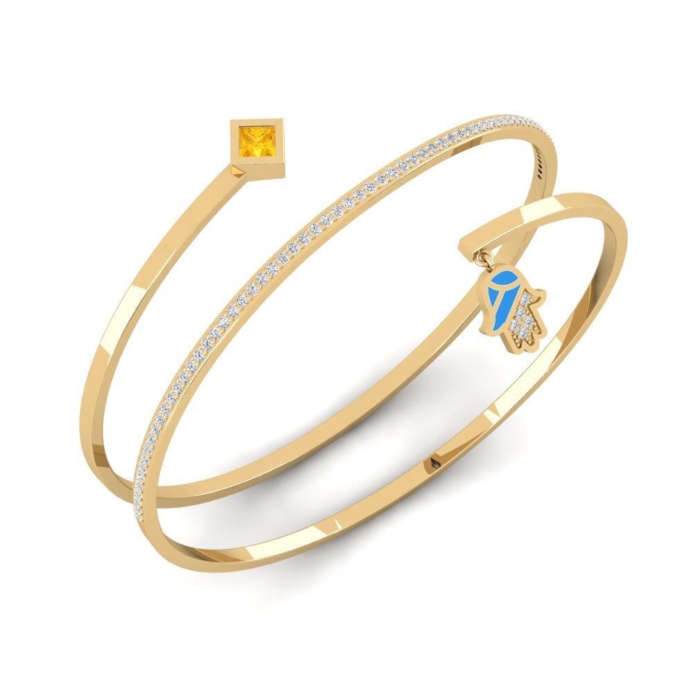 Citrine Women's Bracelet Melindungi
