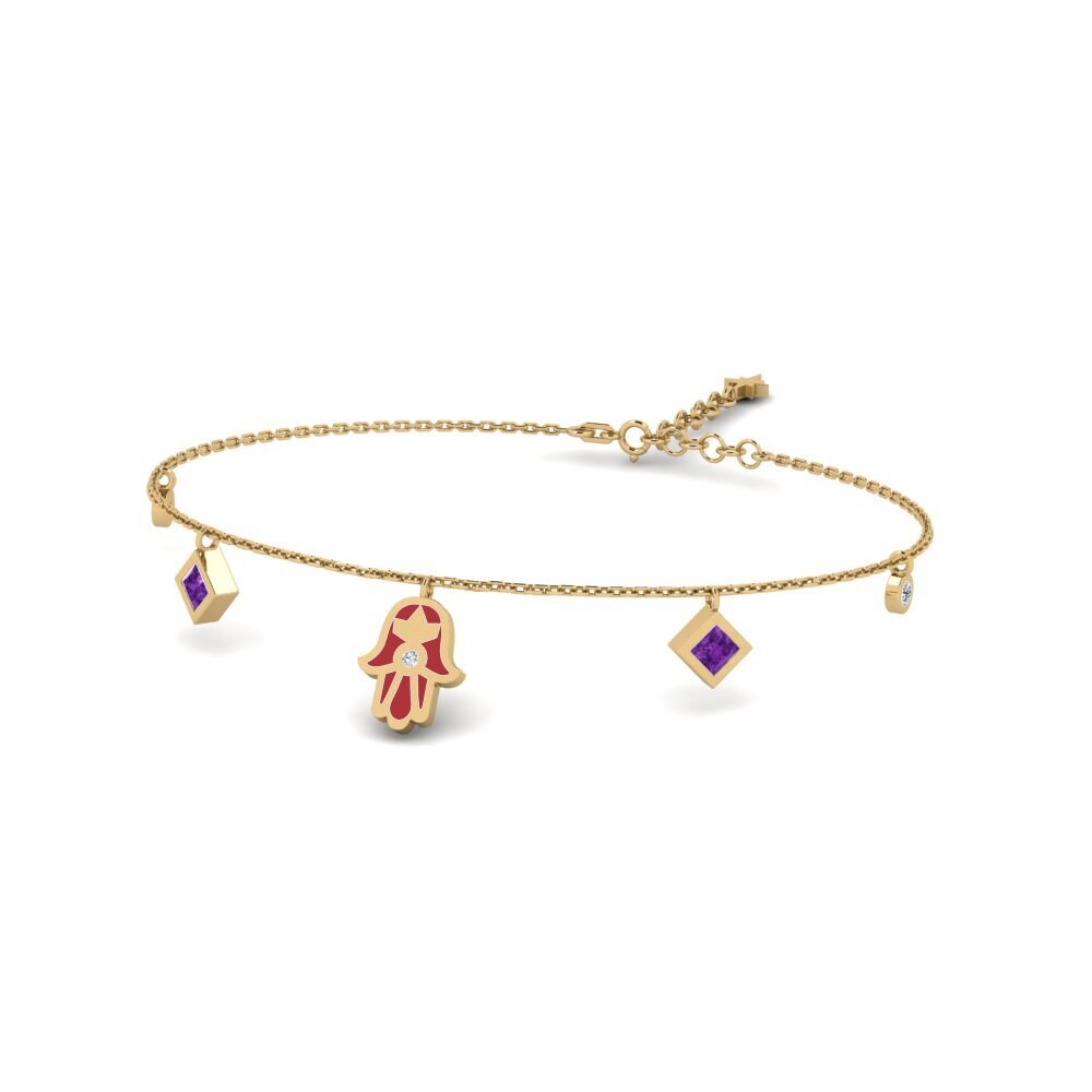 Amethyst Women's Bracelet Memberkati