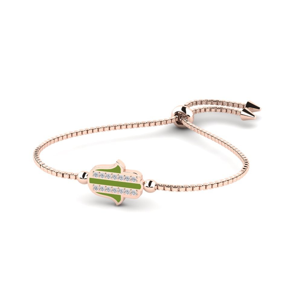9k Oro Rosa Pulsera de Mujer Mooier