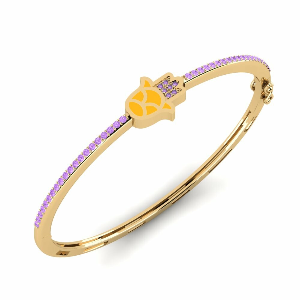 Améthyste Bracelet jonc femme Pagpalain