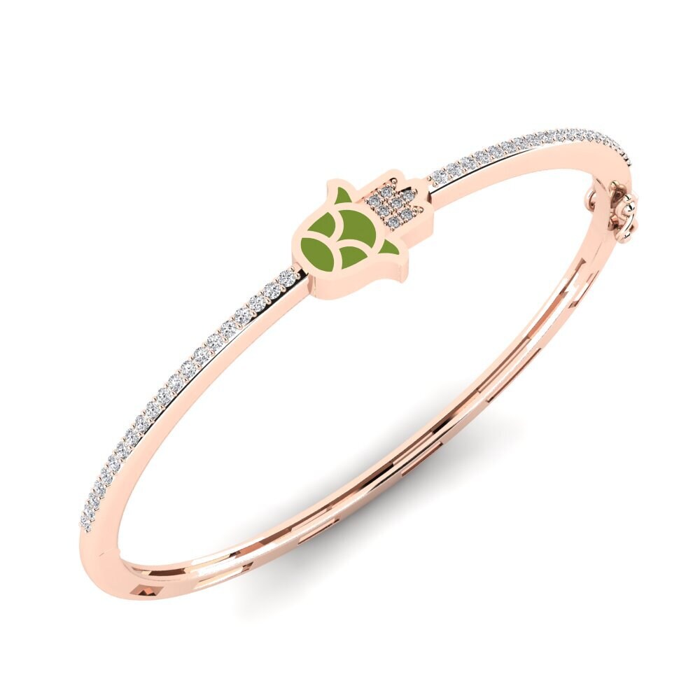 9k Oro Rosa Brazalete de mujer Pagpalain