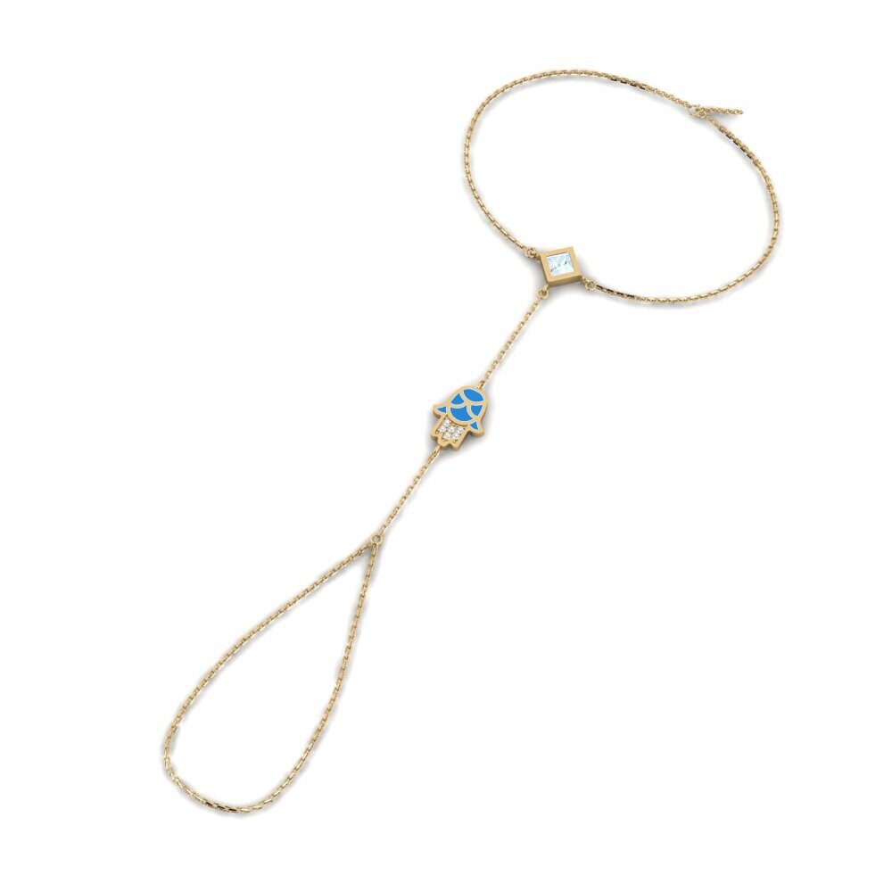 Finger Aquamarine Bracelets