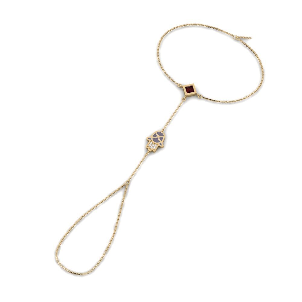 Armschmuck Finger Granat