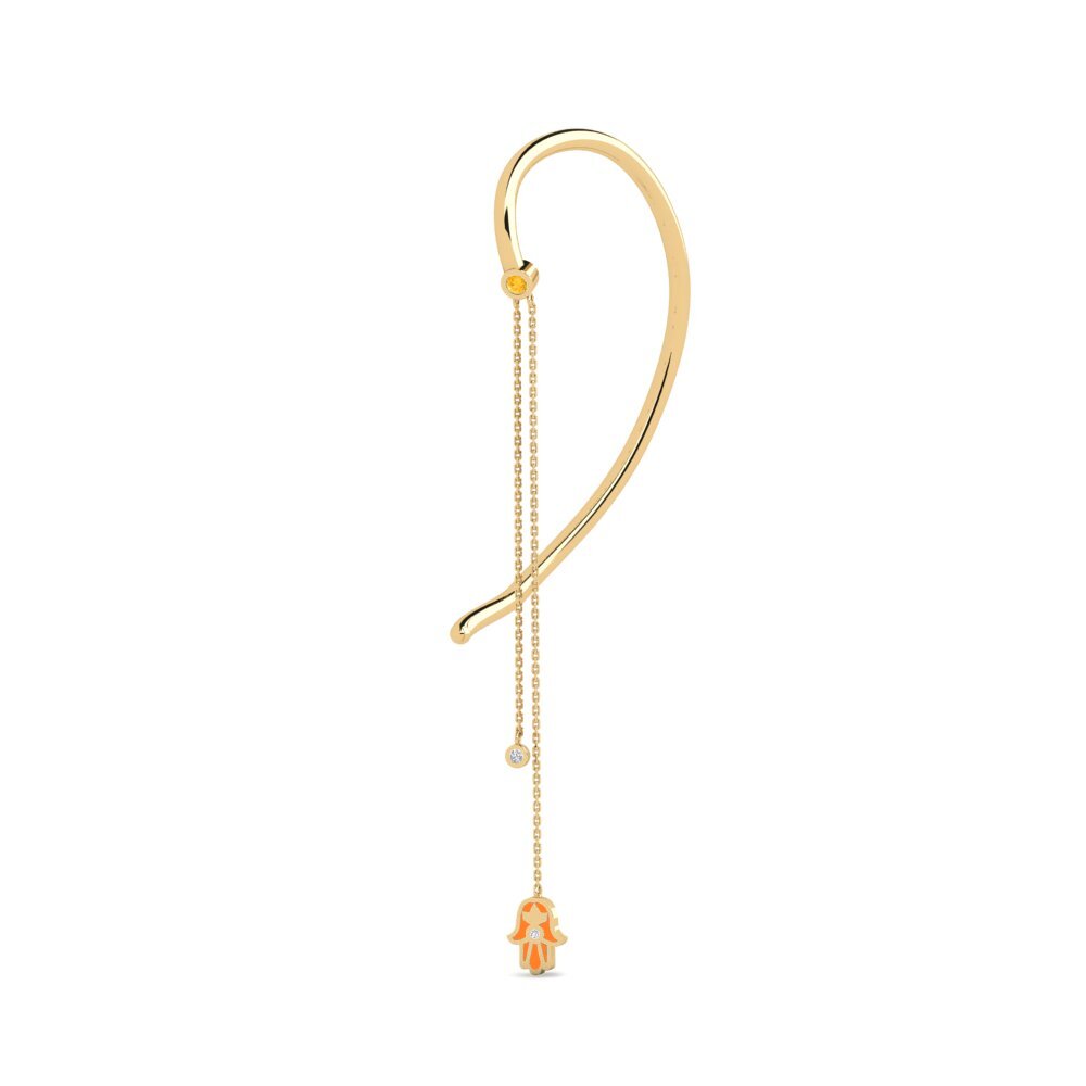 Citrine Women's Earring Rahasya